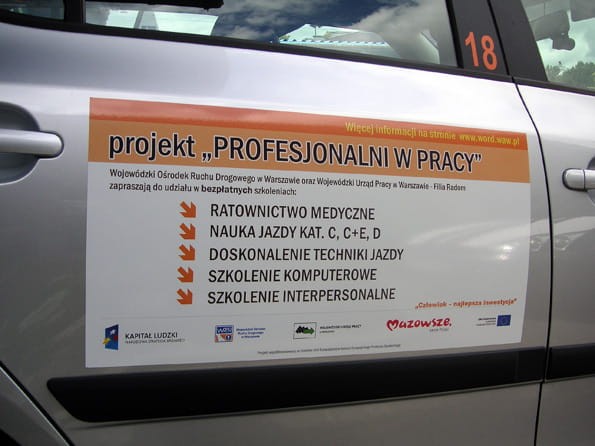 Folia biała reklamowa ploterowa Oracal 641