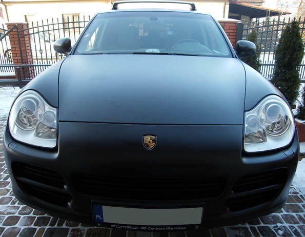 folia samochodowa wylewana czarna matowa satynowa polimerowa