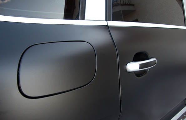 folia samochodowa wylewana czarna matowa satynowa polimerowa