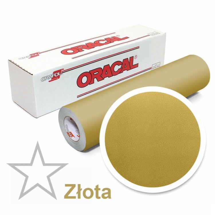 Folia złota reklamowa ploterowa Oracal 641