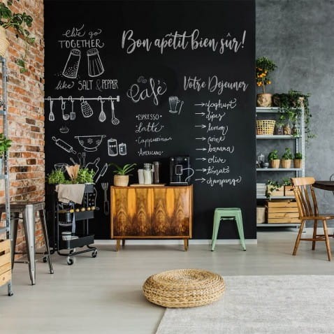 folia tablicowa czarna do pisania kredą na ściany menu