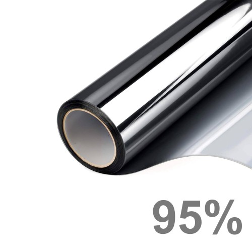 Folia okienna lustro weneckie bardzo mocne odbicie promieni słonecznych M5 montowana na oknie wewnątrz pomieszczenia znacznie obniża temperaturę latem wewnątrz pomieszczenia