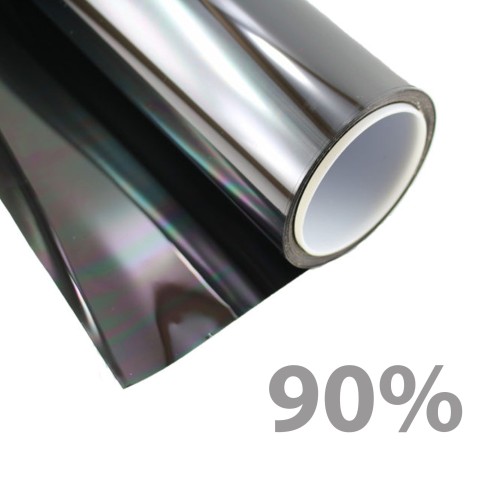 Folia okienna lustro weneckie grafitowe bardzo mocne odbicie promieni słonecznych M10 montowana na oknie wewnątrz pomieszczenia znacznie obniża temperaturę latem wewnątrz pomieszczenia