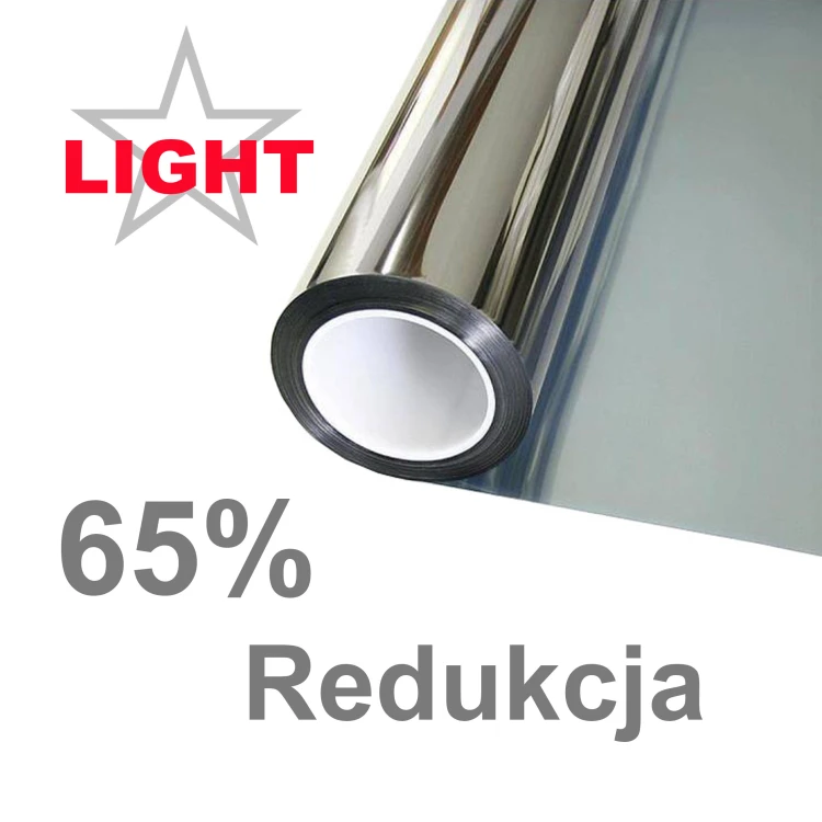 Folia okienna przeciwsłoneczna  Silver 35 delikatne lustro refleksyjna daje duże odbicie promieni słonecznych