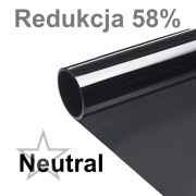 Folia okienna przeciwsłoneczna na szyby Neutral czarna  zewnętrzna wysokie odbicie promieni słonecznych
