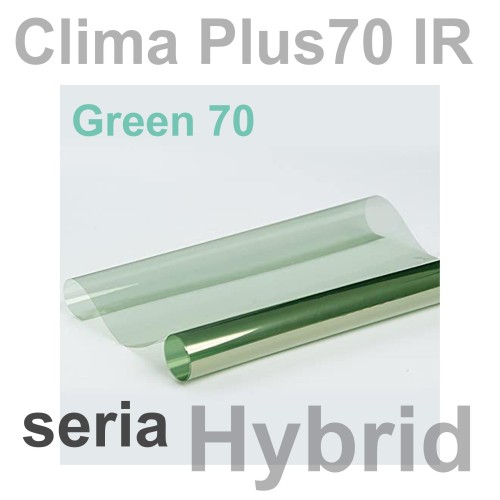 Folia na szyby samochodowe Clima Plus Super Cleargreen  IR 70