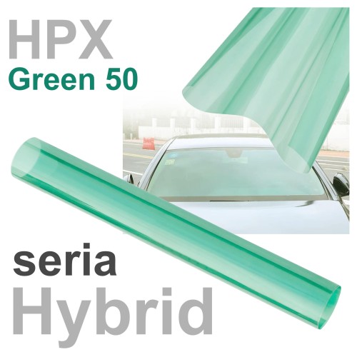 Auto folia Hybrid HPX green 50 - folia samochodowa na szyby